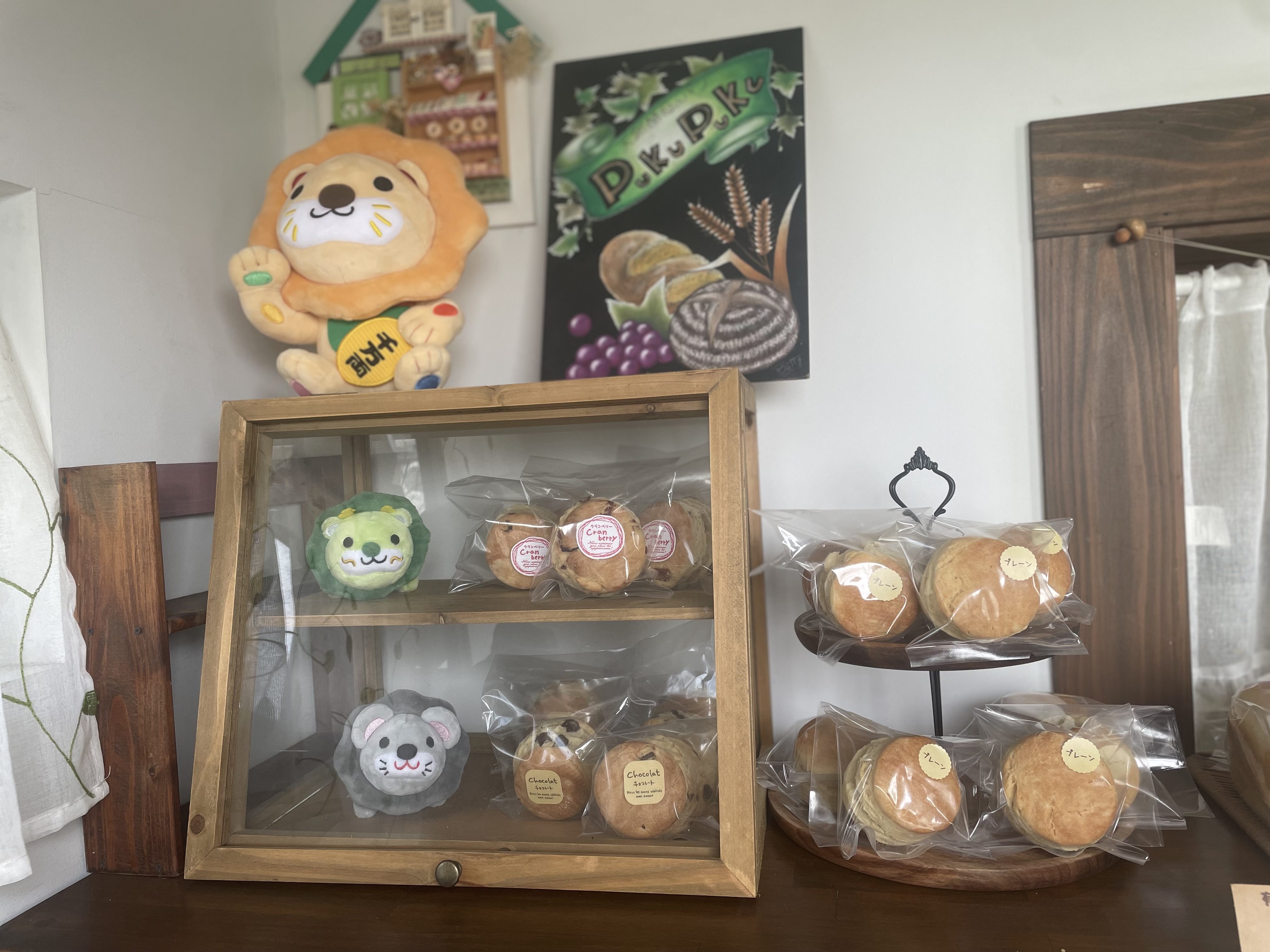 お店の一角